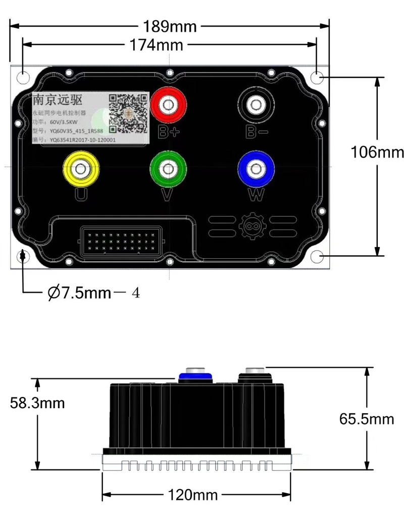 YuanQu FarDriver ND72850 ND848 - Fardriver Nd72850 Controller reseña y precio